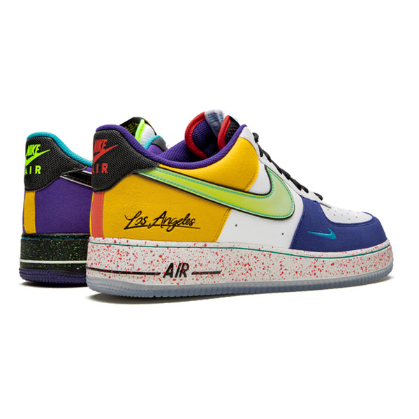  Nike Mens Air Force 1 07 LV8 CT1117 100 What The LA - Size 7.5