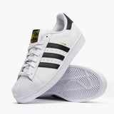 adidas Superstar Casual Sneakers "Black White Gold"